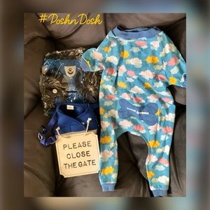 PUPPY READY!🐶NWOT Onesie/XL/XS Mesh/Nylon Harness/XS Lead/Bullseye